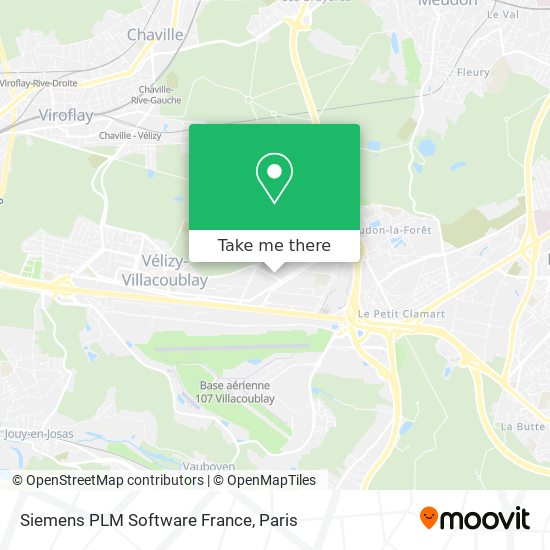Mapa Siemens PLM Software France