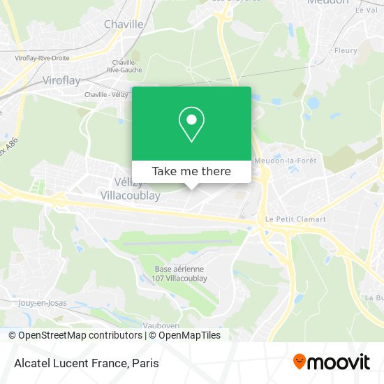 Mapa Alcatel Lucent France