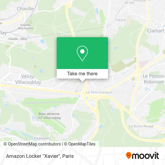 Amazon Locker "Xavier" map