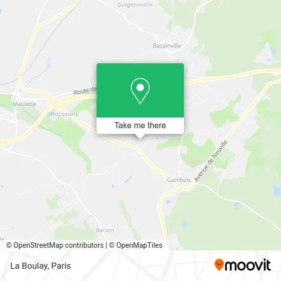 La Boulay map