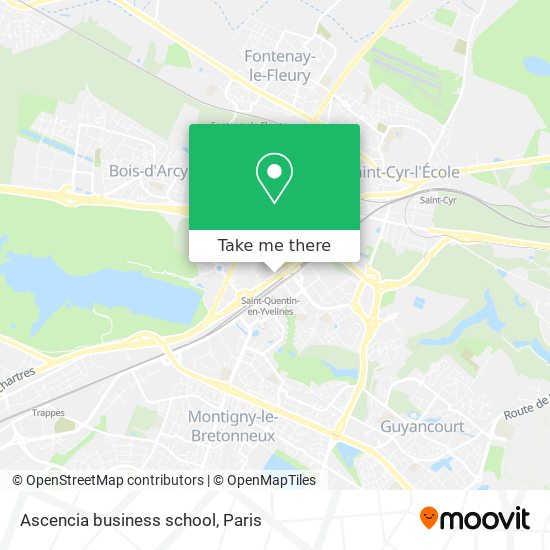 Ascencia business school map