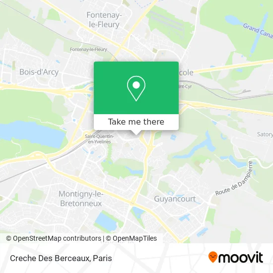 Creche Des Berceaux map