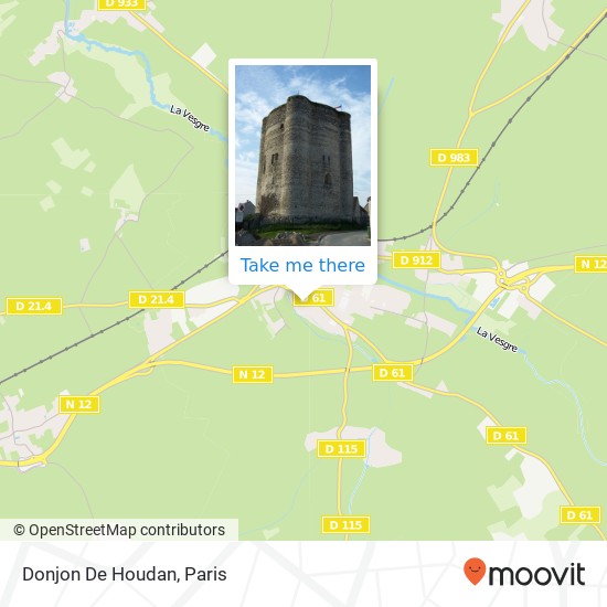 Donjon De Houdan map