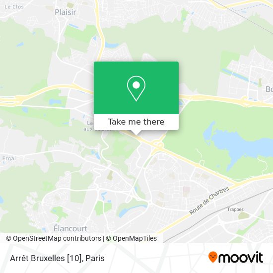 Arrêt Bruxelles [10] map