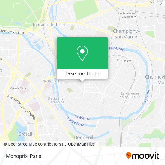 Monoprix map