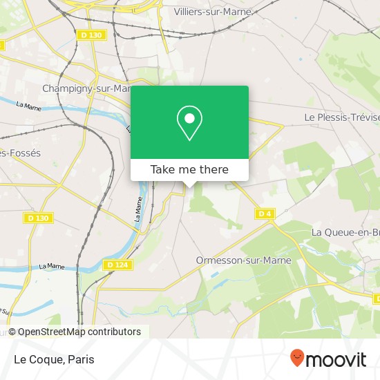 Le Coque map