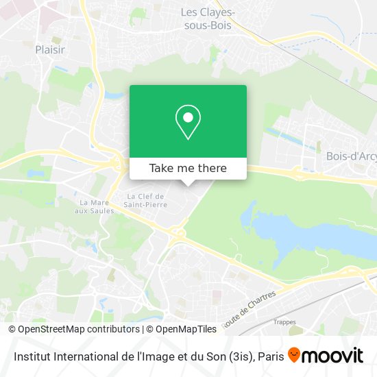 Mapa Institut International de l'Image et du Son (3is)