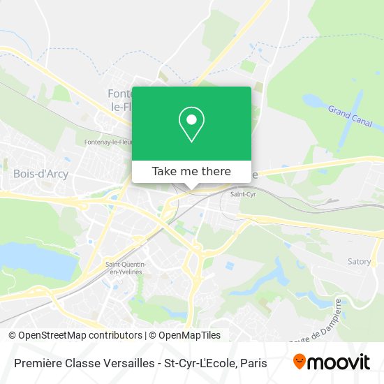 Première Classe Versailles - St-Cyr-L'Ecole map