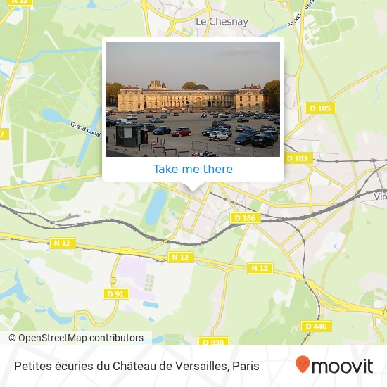 Petites écuries du Château de Versailles map