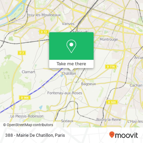 Mapa 388 - Mairie De Chatillon