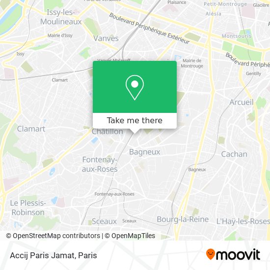 Mapa Accij Paris Jamat