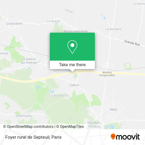 Foyer rural de Septeuil map