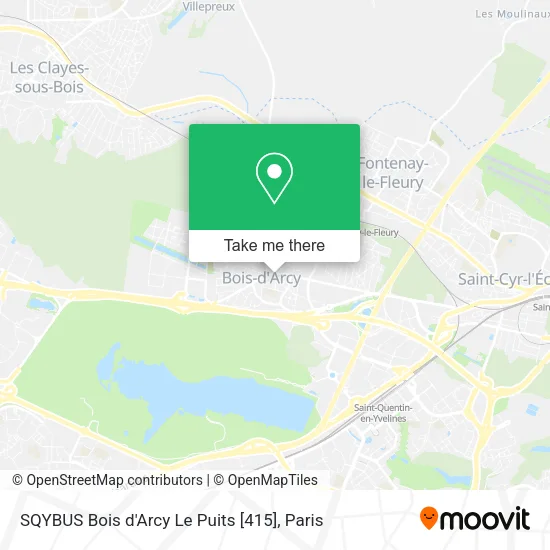 SQYBUS Bois d'Arcy Le Puits [415] map