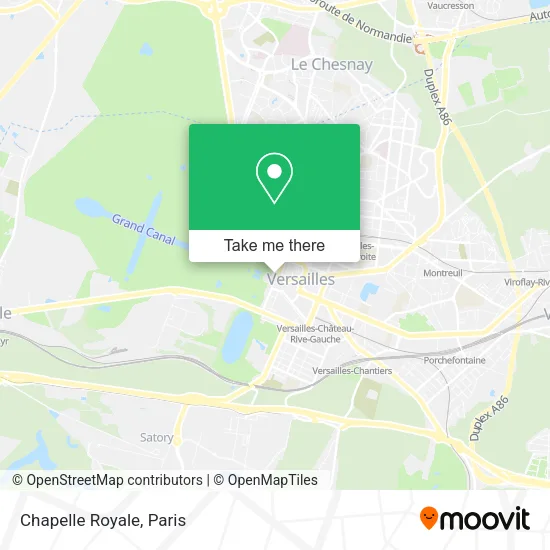 Chapelle Royale map