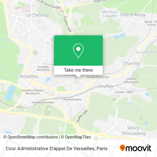 Mapa Cour Administrative D'appel De Versailles