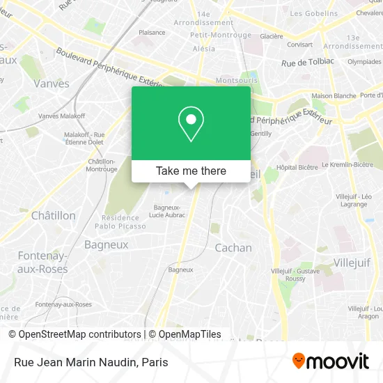 Rue Jean Marin Naudin map