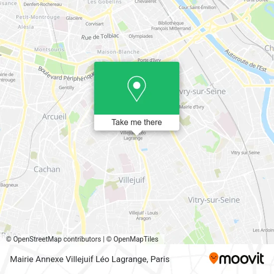 Mairie Annexe Villejuif Léo Lagrange map