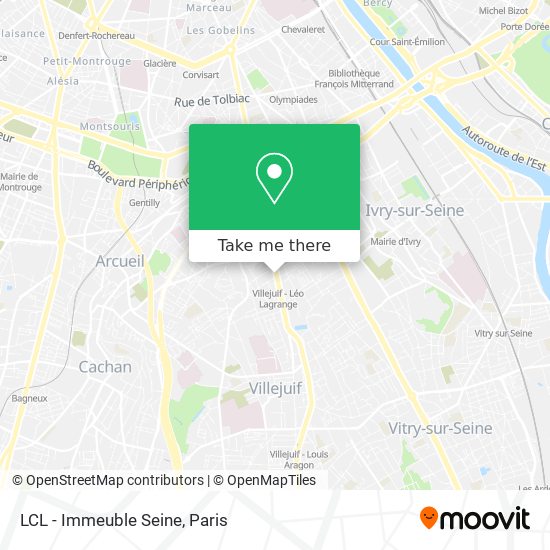 LCL - Immeuble Seine map