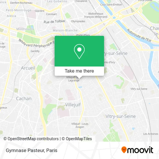 Gymnase Pasteur map