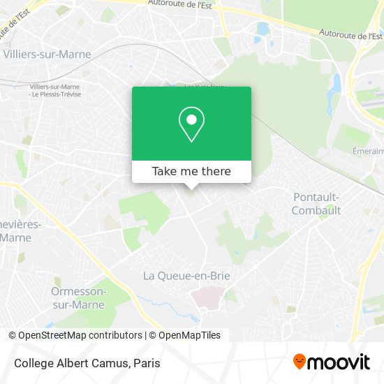 College Albert Camus map