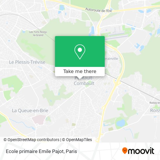 Mapa Ecole primaire Emile Pajot