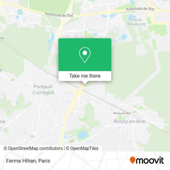Ferme Hihan map