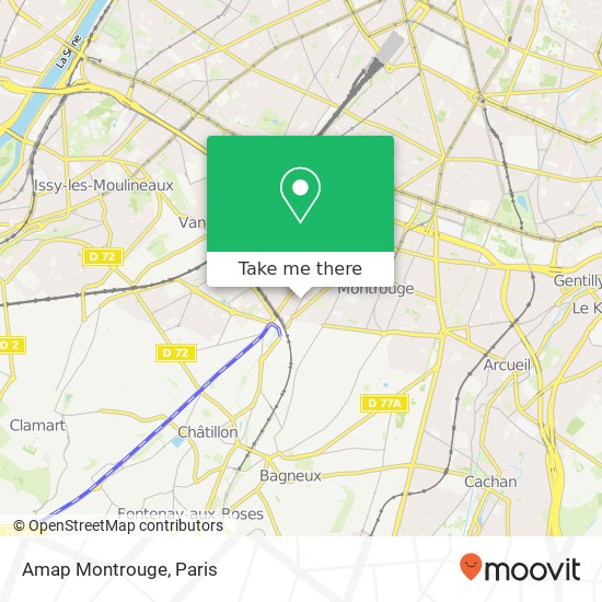 Amap Montrouge map