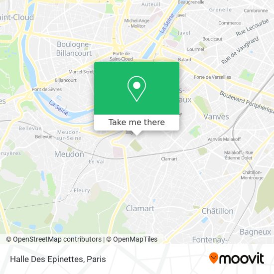 Halle Des Epinettes map