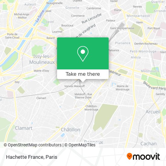 Mapa Hachette France