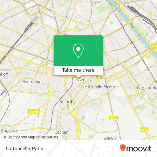 La Tonnelle map