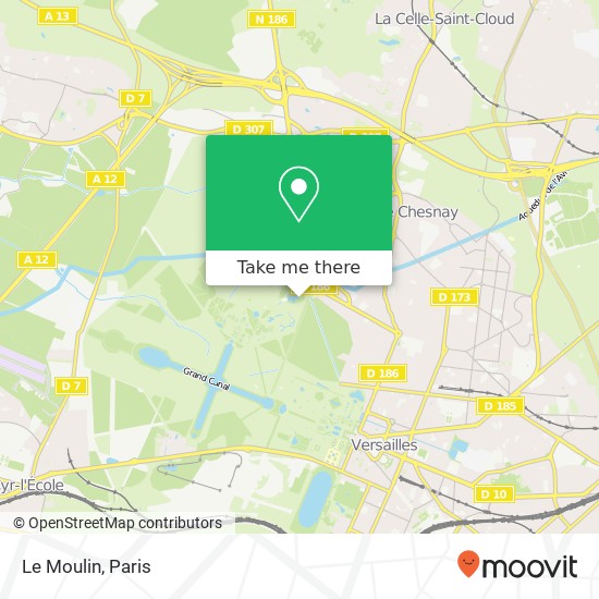Mapa Le Moulin