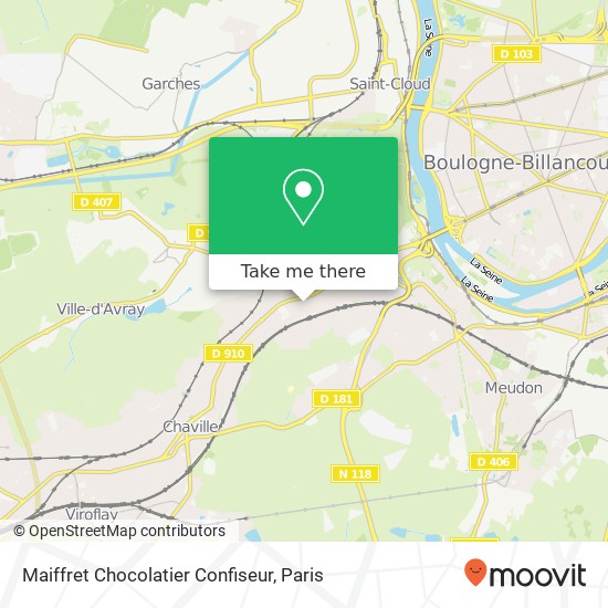 Maiffret Chocolatier Confiseur map