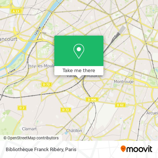 Mapa Bibliothèque Franck Ribéry
