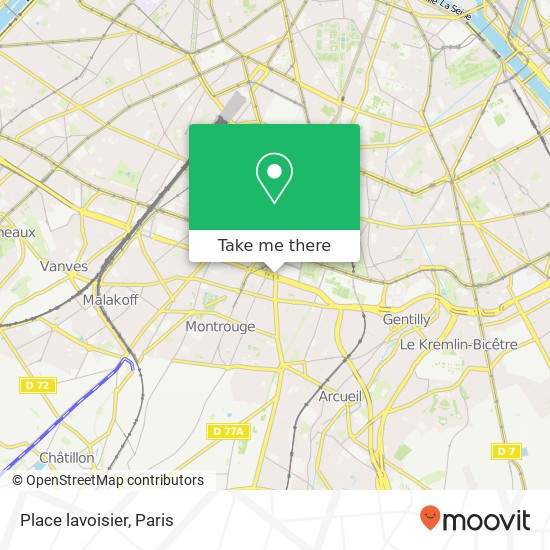 Place lavoisier map