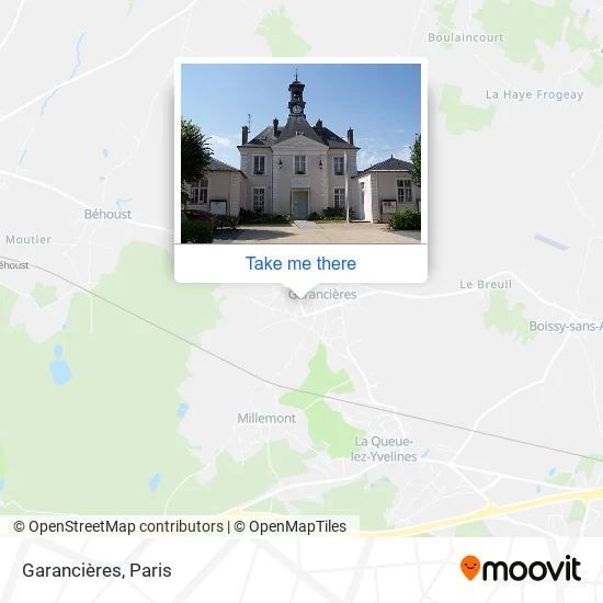 Garancières map