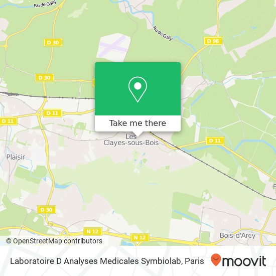 Laboratoire D Analyses Medicales Symbiolab map