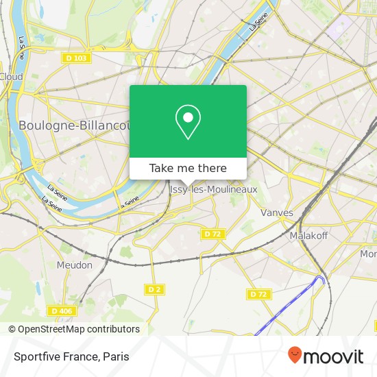 Mapa Sportfive France