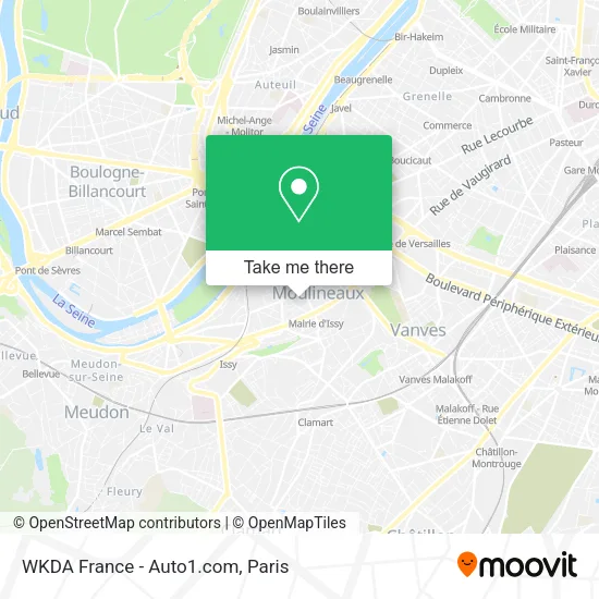 WKDA France - Auto1.com map