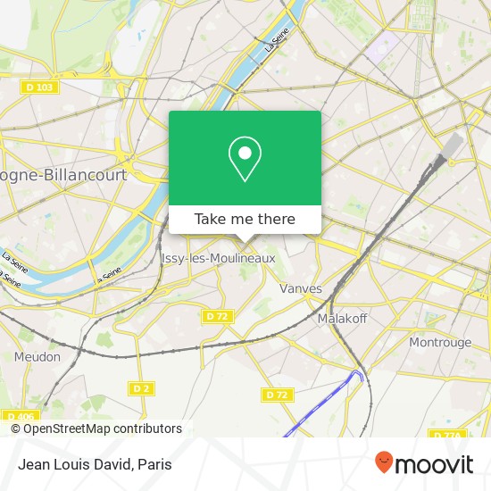 Mapa Jean Louis David