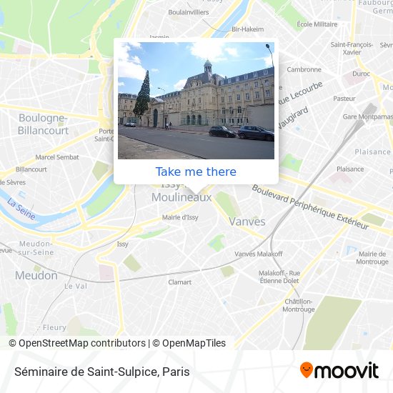 Séminaire de Saint-Sulpice map