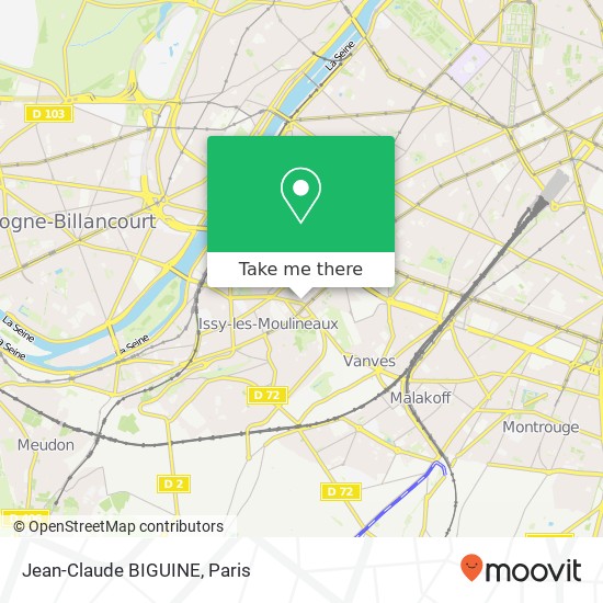 Mapa Jean-Claude BIGUINE