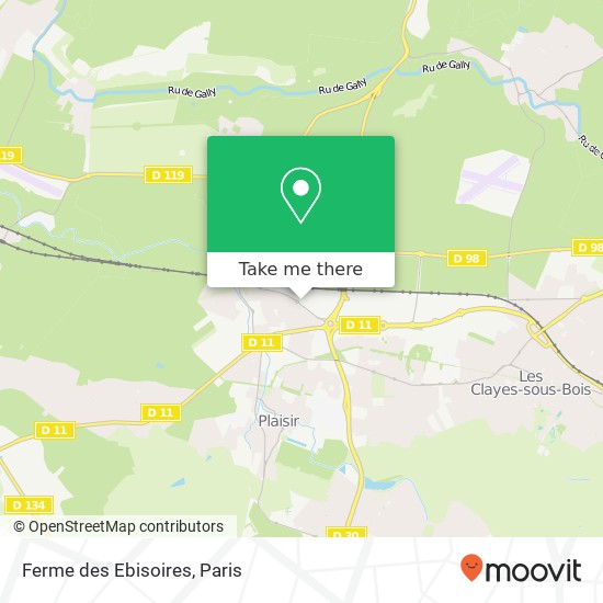 Ferme des Ebisoires map