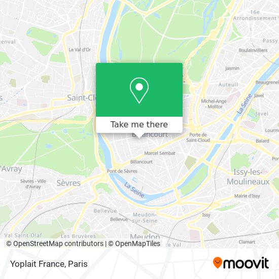 Yoplait France map