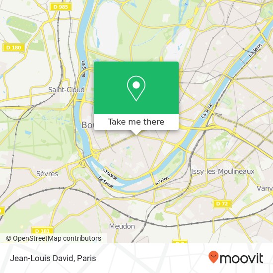 Mapa Jean-Louis David