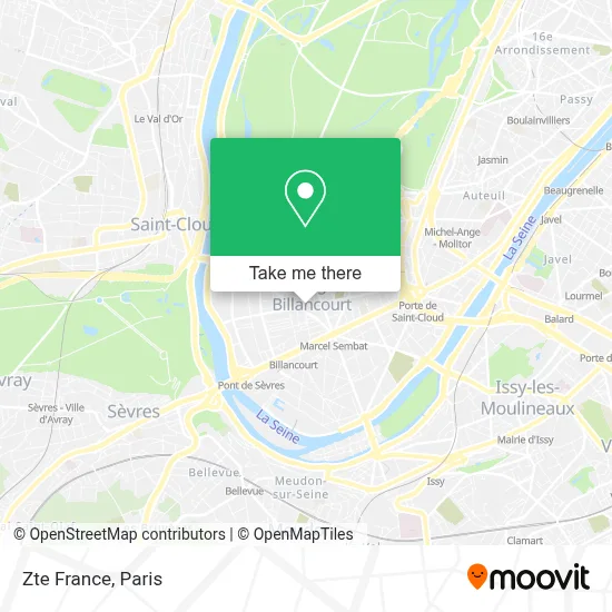 Zte France map