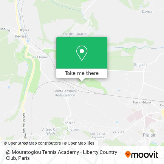 @ Mouratoglou Tennis Academy - Liberty Country Club map