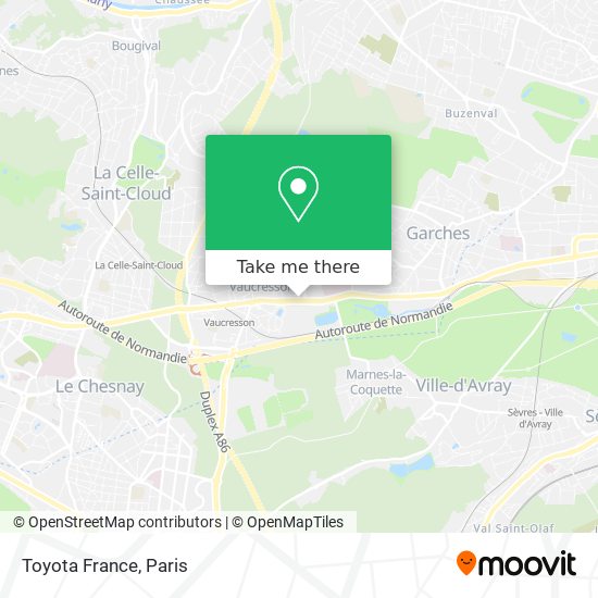 Mapa Toyota France