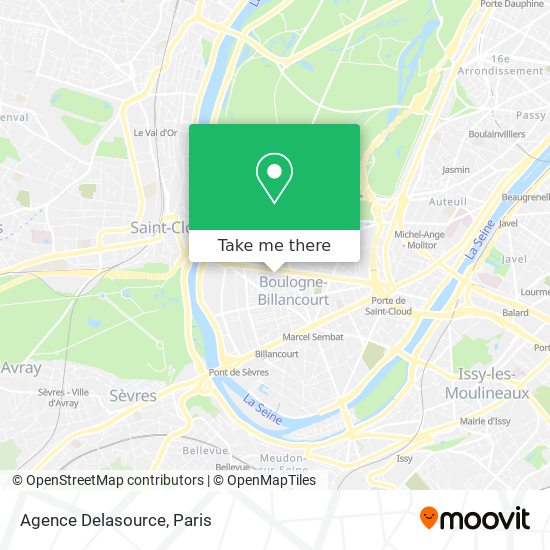 Mapa Agence Delasource