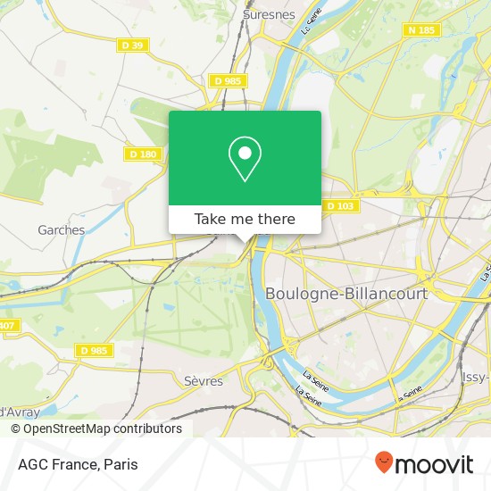 AGC France map