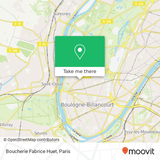 Boucherie Fabrice Huet map